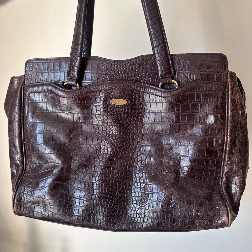 Tahari - Leather carry all bag